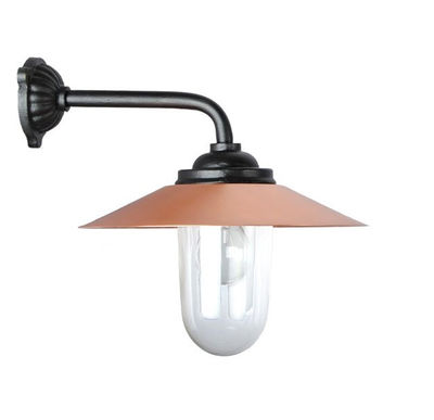 Staldlygte - kobber skærm (kort model)