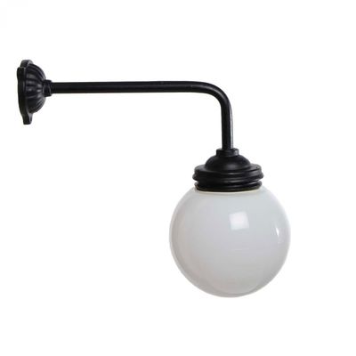 Gårdlygte med glaskuppel (lang model)