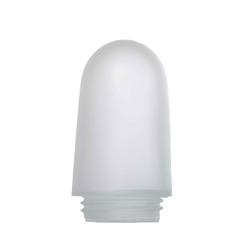 Glaskuppel i frostet glas