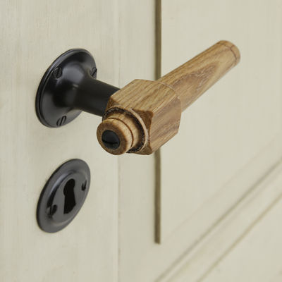 Trægreb til gammel dør - Spidsgreb i eg