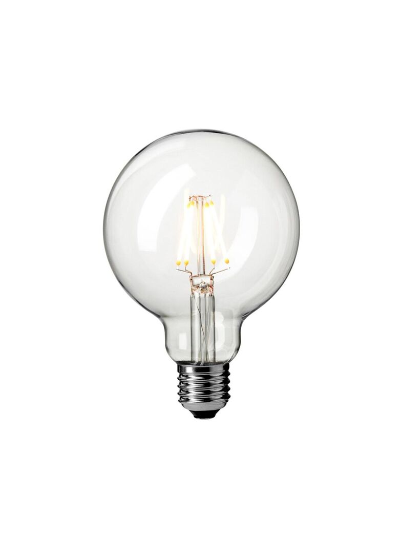 Pære - LED 4W Globe Basic Klart Glas Ø95
