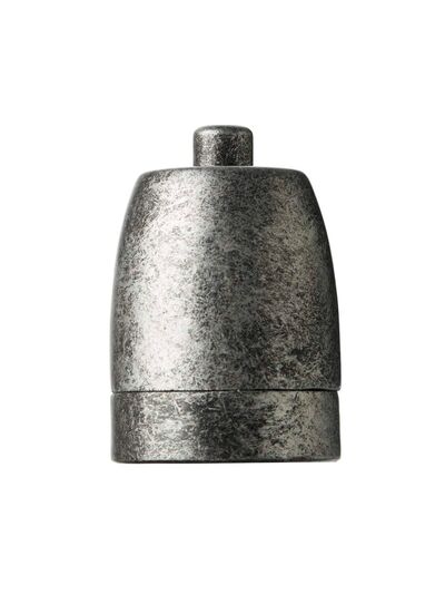 Porcelænsfatning P7 E27 Keramik Galvaniseret