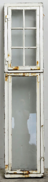 Sprossevindue med bue