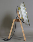 Upcyclet Munkegaardslampe - Hvid