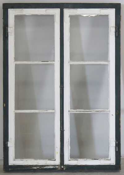 Sprossevindue med vandrette sprosser