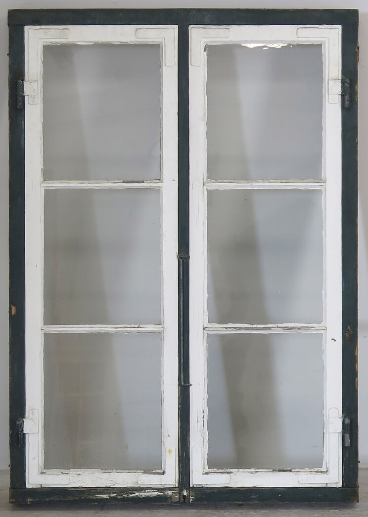 Sprossevindue med vandrette sprosser