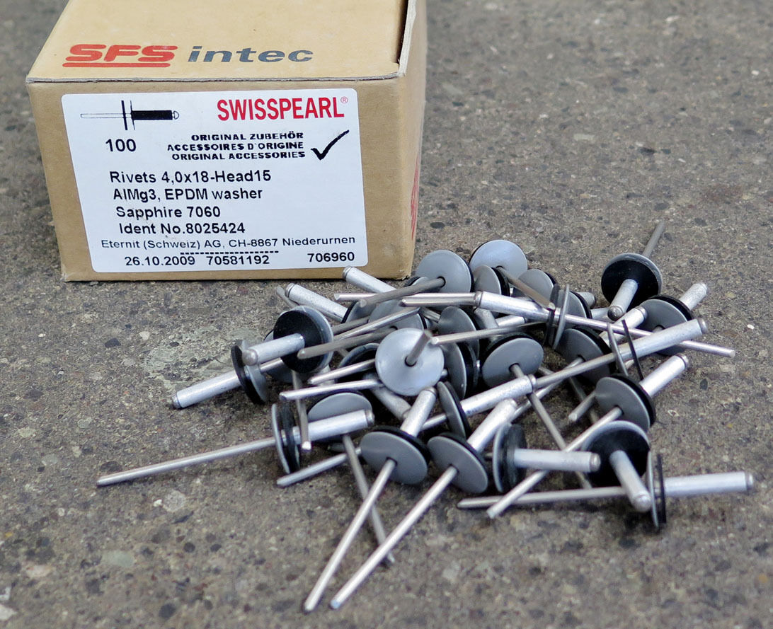 Blindnitter Grå 4,0x18 100 stk