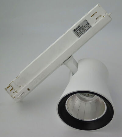 Glamox spotlampe til skinne - Hvid