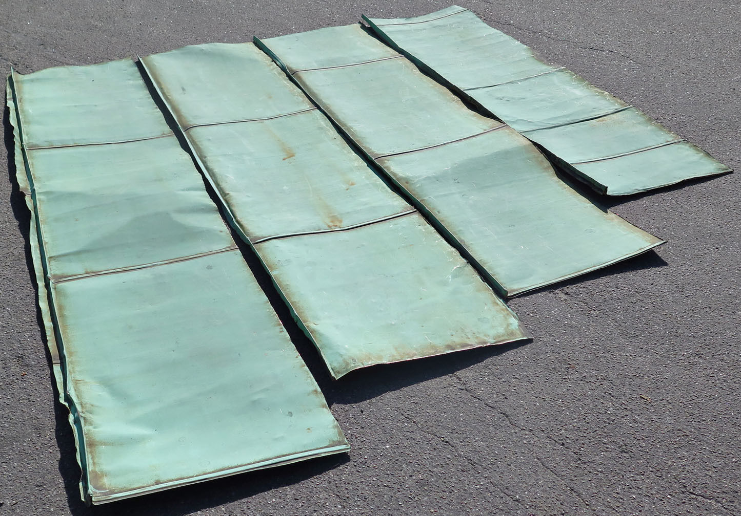 Irret kobberplade 140 - 180 cm