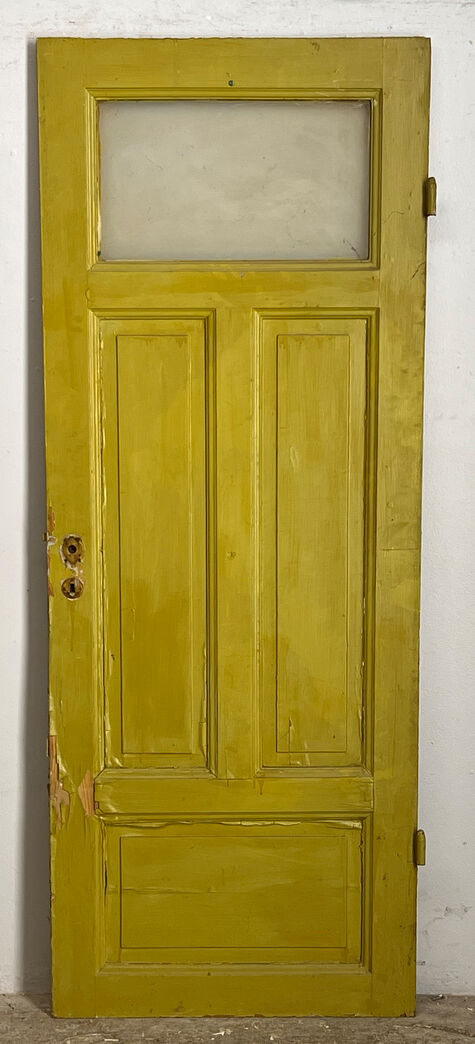 Fyldningsdør med matteret glas