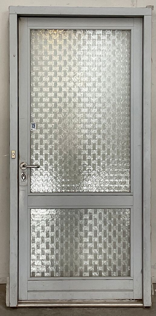 Yderdør med glas og karm Yderdør med glas og karm