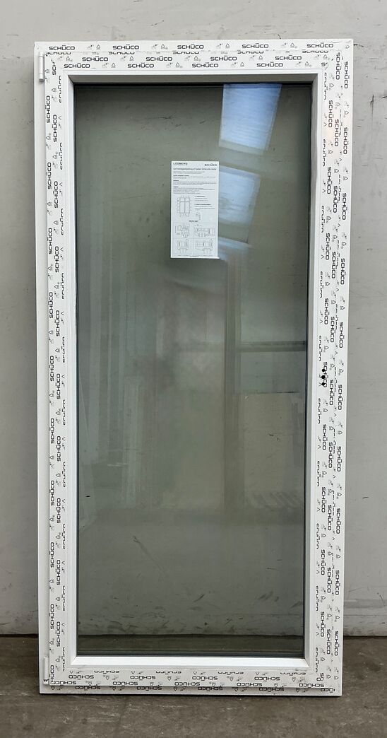 Terrassedør i plast med dreje-kip