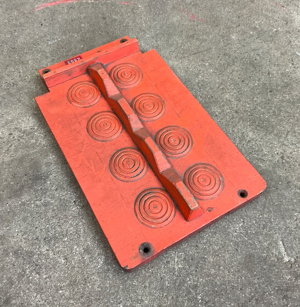 Støbeform fra Holbæk Jernstøberi