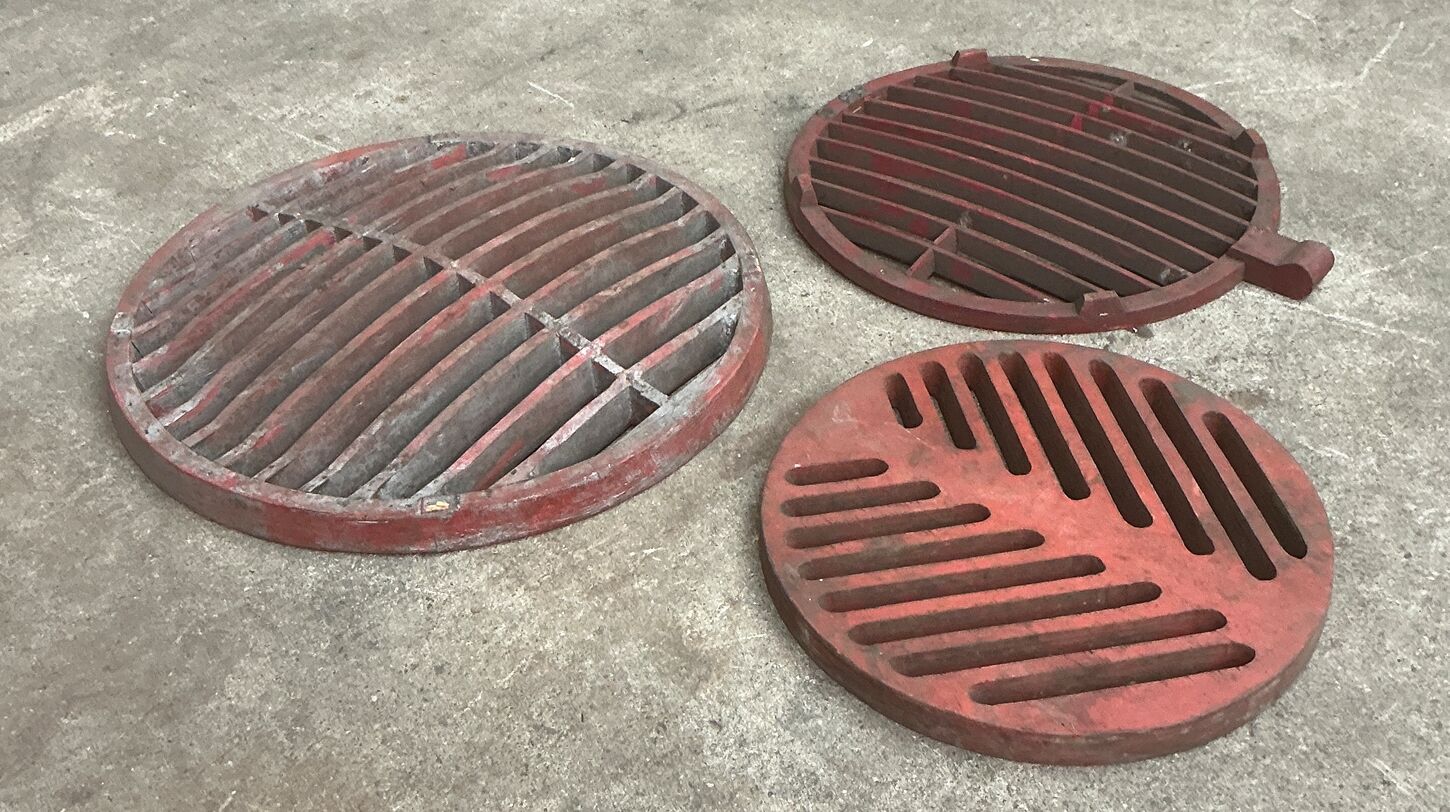 3 stk. støbeform fra Holbæk Jernstøberi