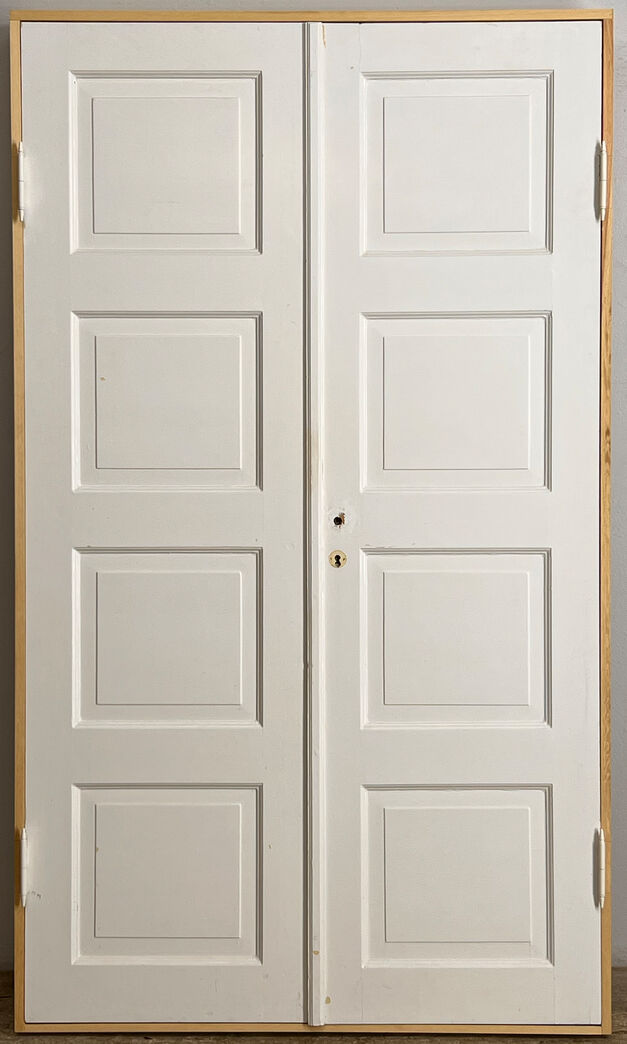 Dobbelt fyldningsdør med karm