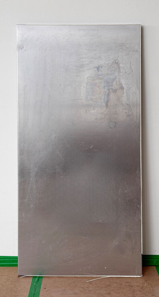 Stålbordplade 123x60 cm
