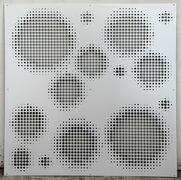 Aluminiumsplade med hulmønster 1195x1195 mm