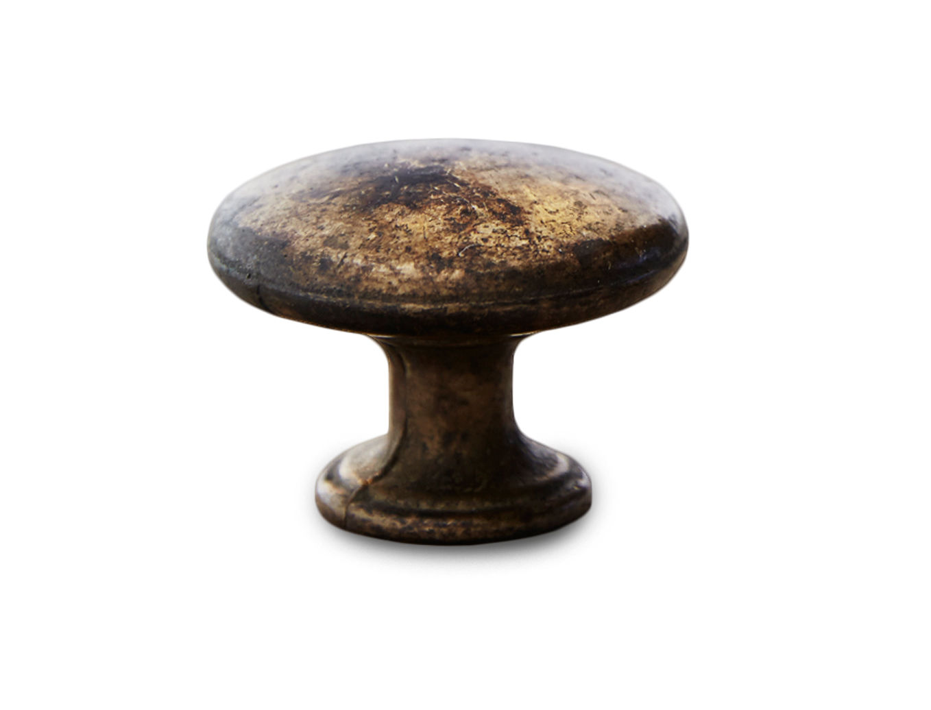 32 mm - Antik messingknop