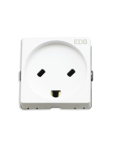 LK Fuga EDB stikkontakt m/jord 1 modul LK Fuga EDB stikkontakt m/jord 1 modul
