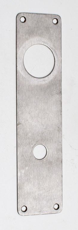 Ruko 4009-3030 dækskilt i børstet stål - 2 mm.