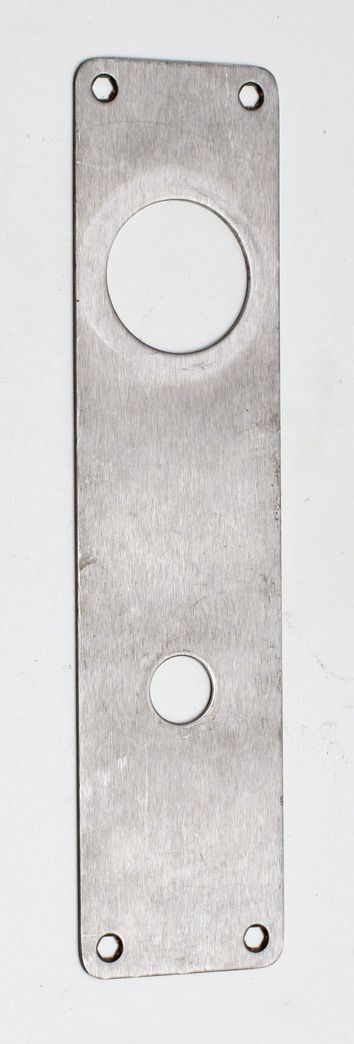 Ruko 4009-3030 dækskilt i børstet stål - 2 mm.