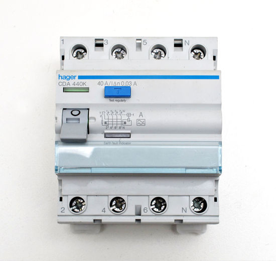 Hager HPFI relæ 4-pol 40/0,03A Hager HPFI relæ 4-pol 40/0,03A