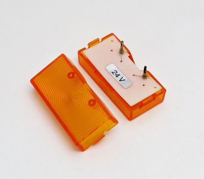 LK Fuga gul lampe til afbryder 24V