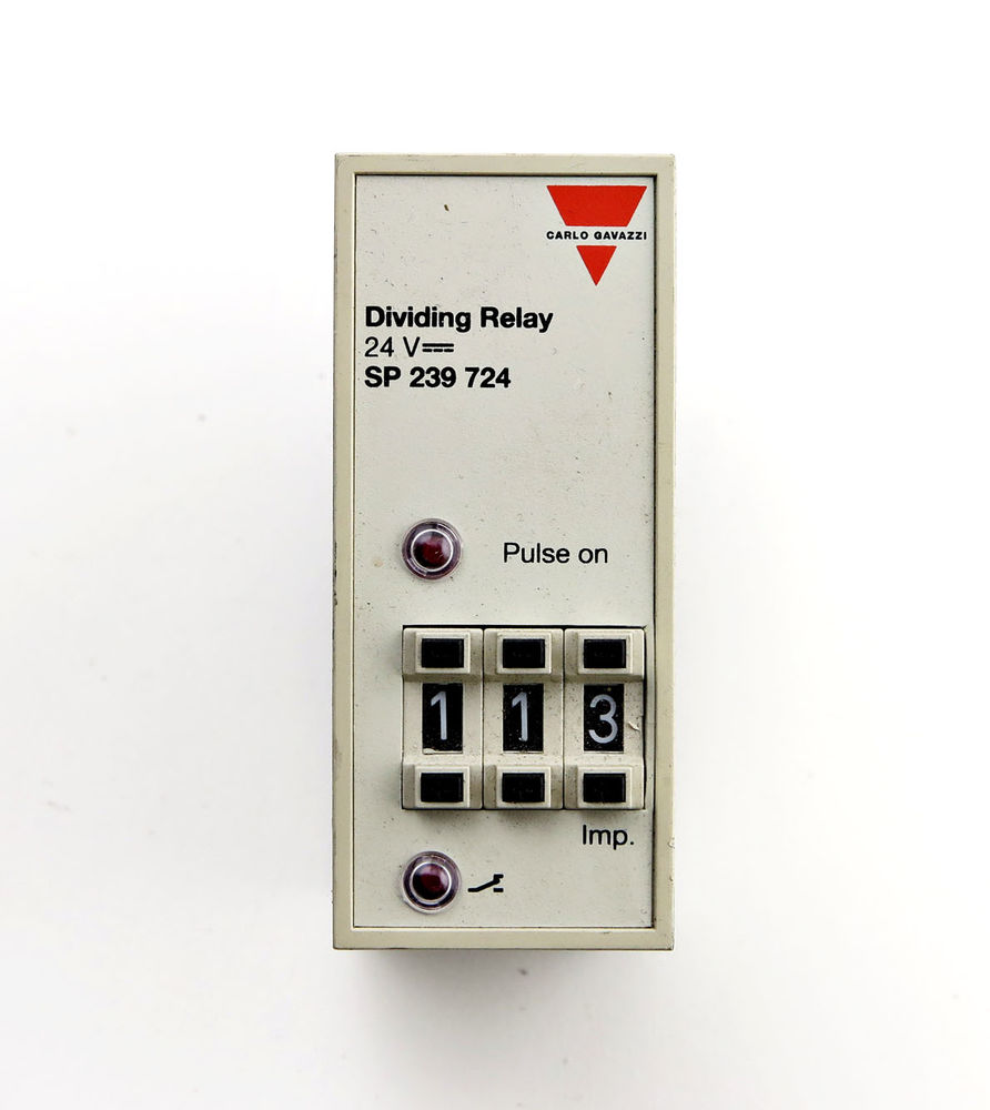 Carlo Gavazzi Dividing Relay Genbyg