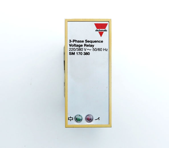 Electromatic 3-phase Sequence Voltage Relay Electromatic 3-phase Sequence Voltage Relay