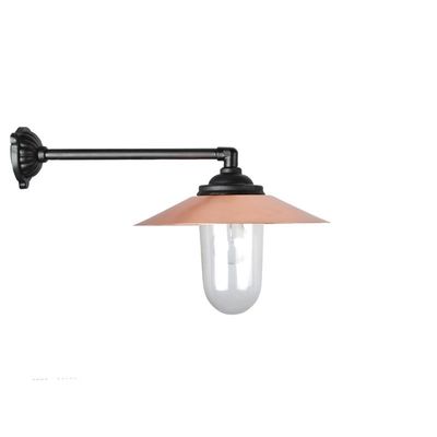 Staldlygte - kobber skærm (lang model)