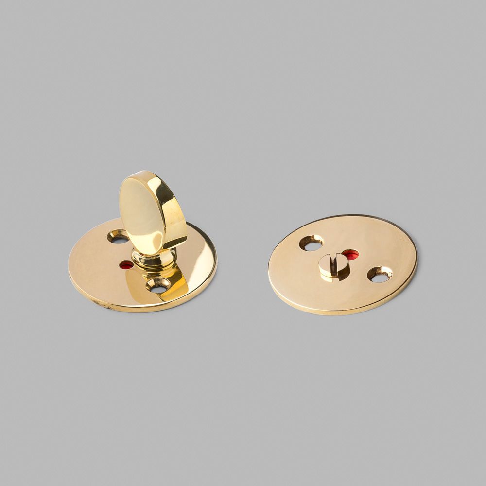 AJ toiletmarkering - messing - d line