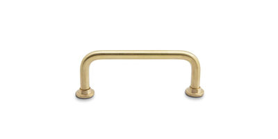 Klassisk bøjlegreb 78mm - mat messing