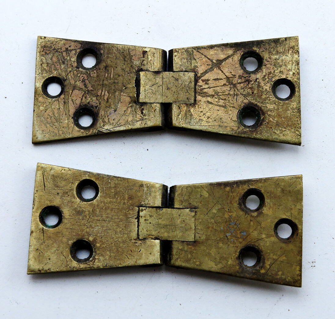 Messinghængsler - sæt