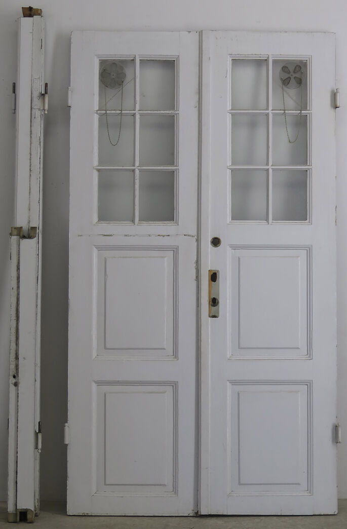 Dobbelt yderdør med karm