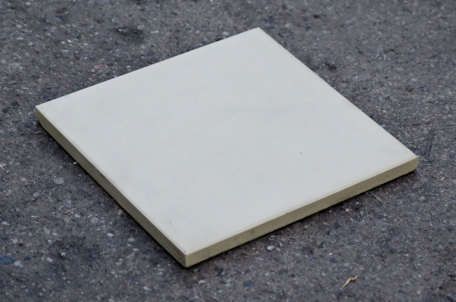 Råhvid klinke, 15x15cm