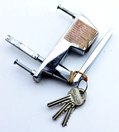 FIX greb og låsecylinder/nøgler til terrassedøren