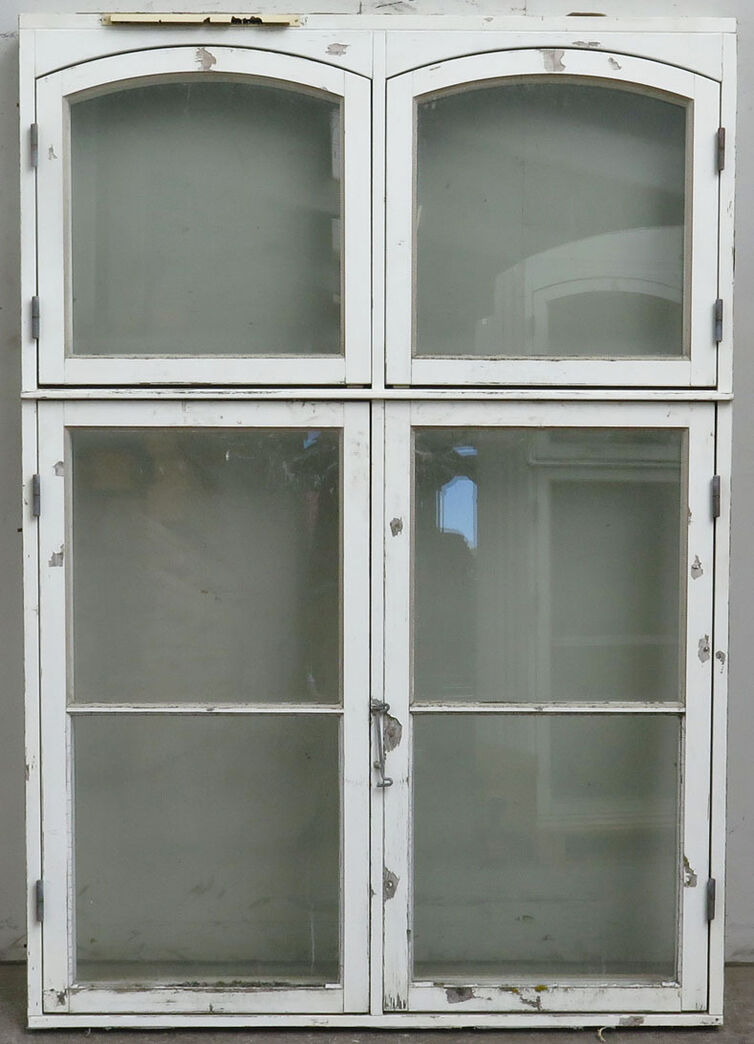 Sprossevindue med koblet ramme