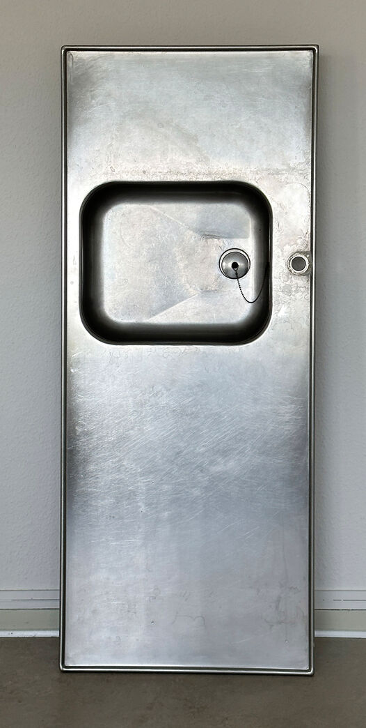 Stålbordplade med vask / vh