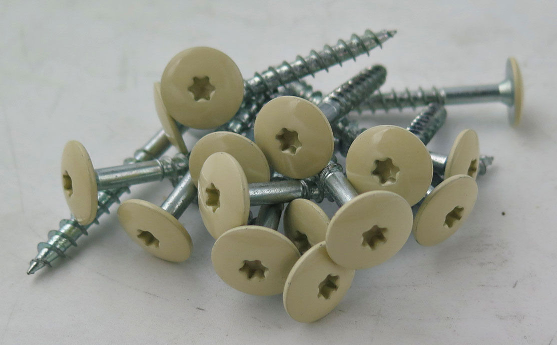 Facadeskruer 4.5x36 mm A2 Beige - 250 stk