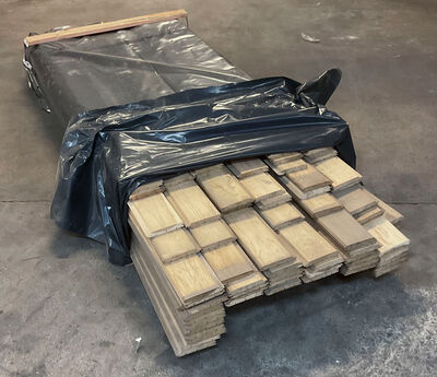 30 m2 facadebeklædning i egtræ  22x140 mm 30 m2 facadebeklædning i egtræ  22x140 mm