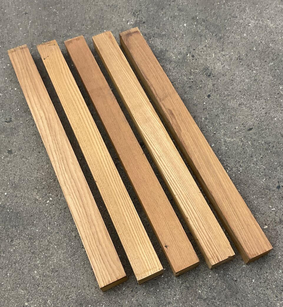 Varmebehandlet Ask. 34x48x550mm