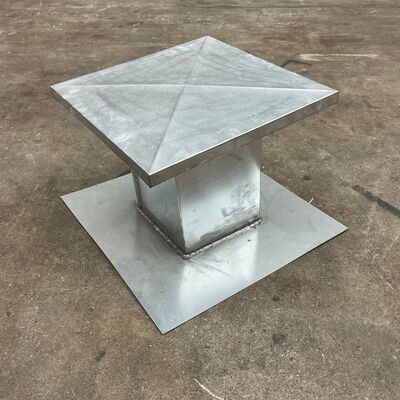 Aftrækshætte i zink