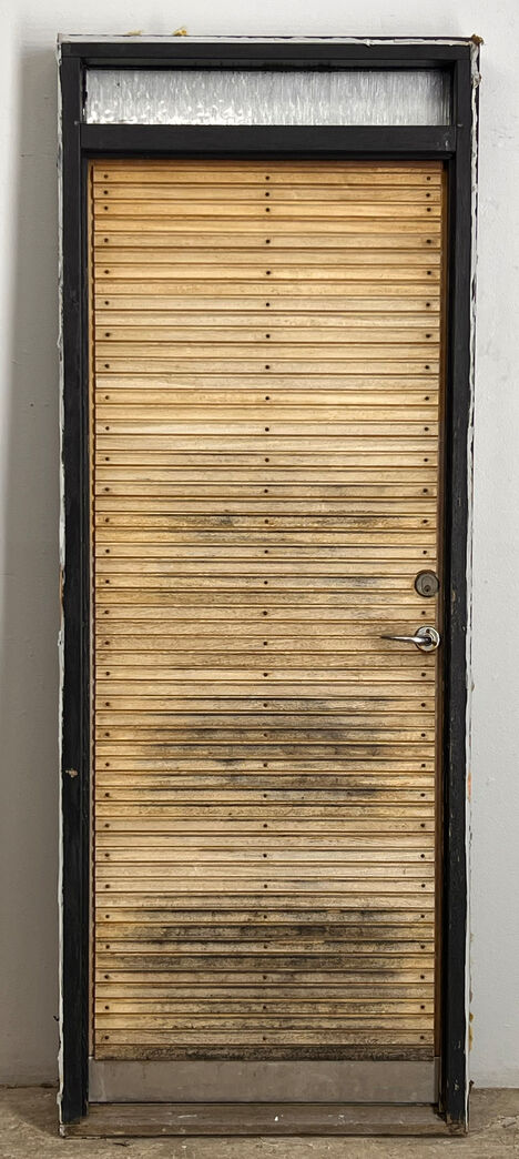 Yderdør med overparti