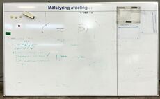 Brugt whiteboard 200x122 cm