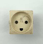 LK Fuga Stikkontakt m/jord 1 modul med dæksel