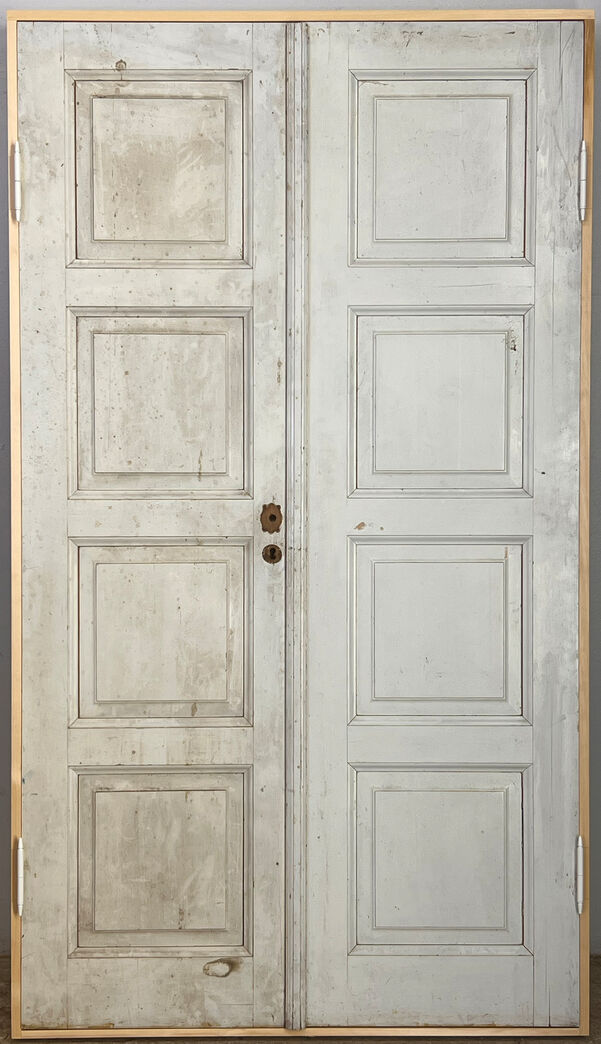 Dobbelt fyldningsdør med karm