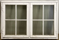 Bøjsø sprossevindue med koblede rammer