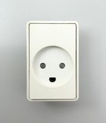 LK Fuga Stikkontakt 1,5M m/jord, hvid