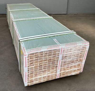 450 stk Samlet parti hvide indfatninger 21x68x4200 mm