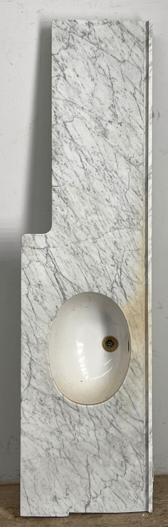 Bordplade med vask - 189 cm